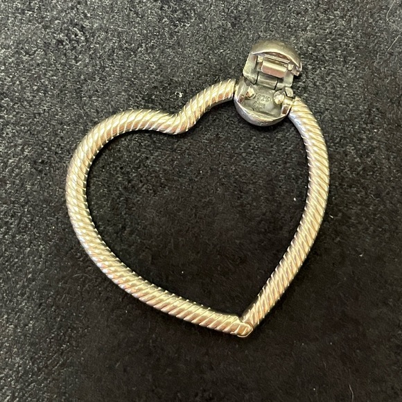 Pandora moment charms holder silver heart shape - Picture 2 of 7